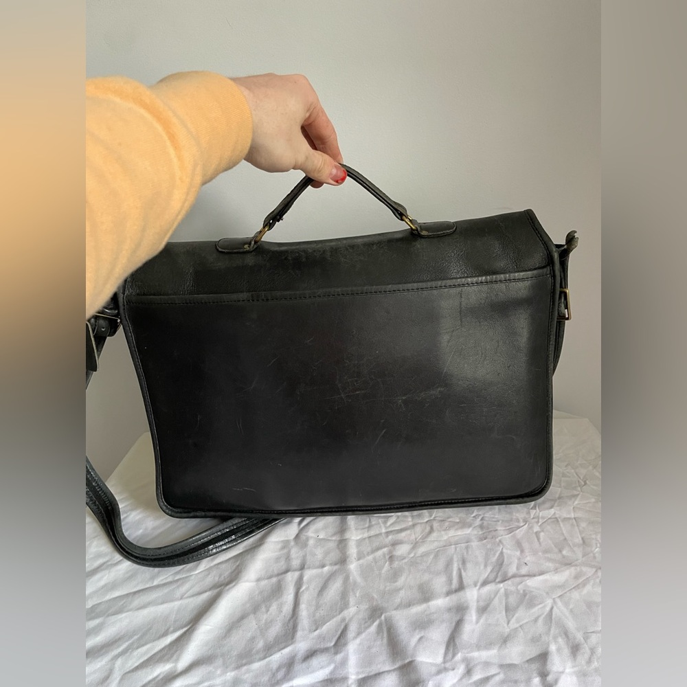 Vintage Coach Made in New York Metropolitan Briefcase Bag - Picture 2 of 7